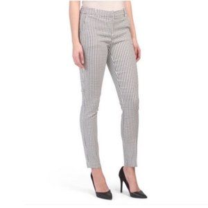 RACHEL ZOE Micro Windowpane Ankle Pants sz 12